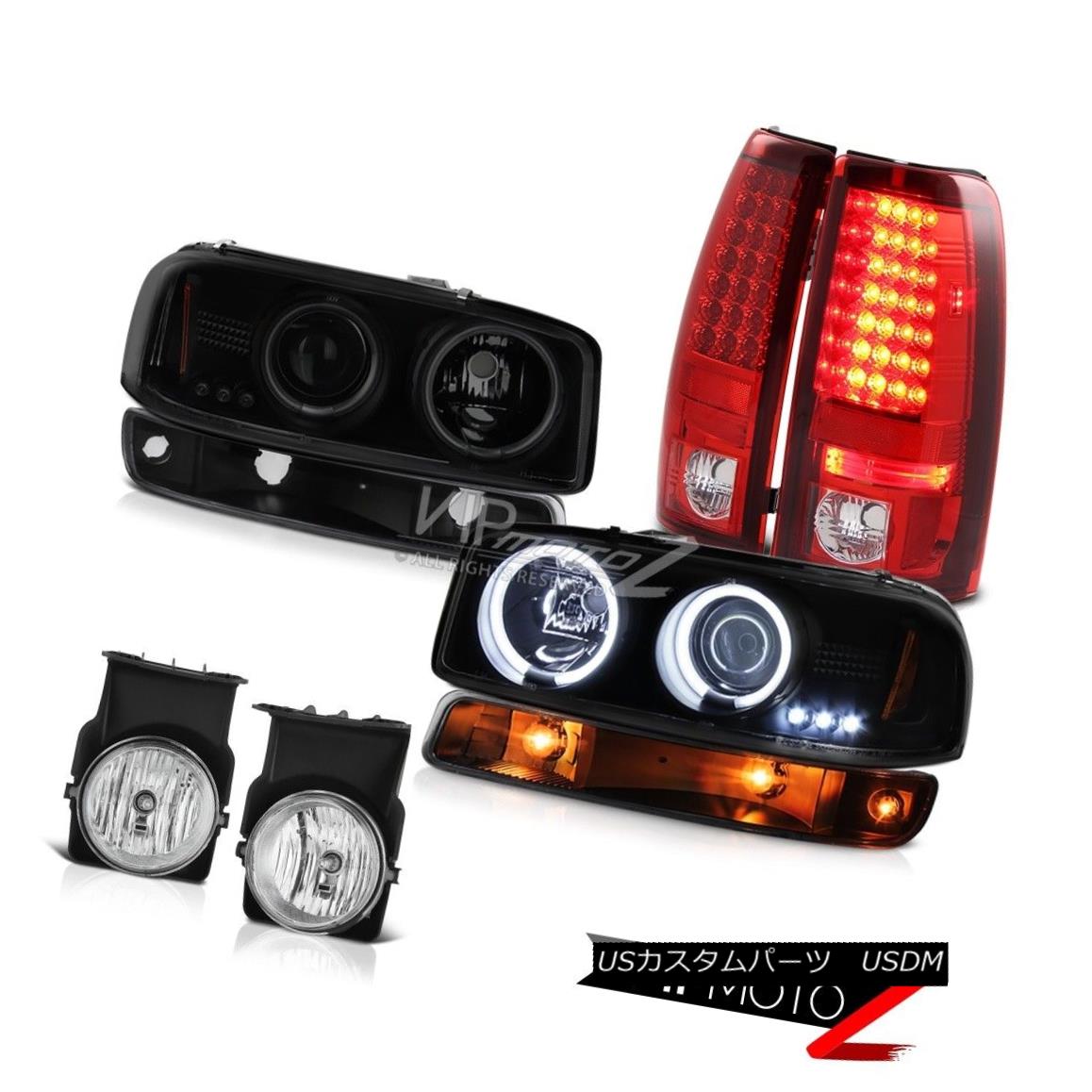 ヘッドライト 03-06 Sierra 3500HD Foglamps led tail brake lamps parking lamp ccfl headlights 03-06シエラ3500HDフォグランプはテールブレーキランプの駐車ランプccflヘッドライトを導いた