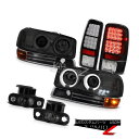 ヘッドライト 2000-2006 Yukon XL 5.3L CCFL Halo Headlight Signal Tail Lights Black LED FogLamp 2000-2006 Yukon XL 5.3L CCFL Haloヘッドライト信号テールライトブラックLED FogLamp(2)