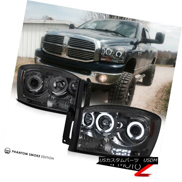 ヘッドライト CCFL Angel Eye Headlights Black Tail Light Foglamps Roof Stop Tinted 06 Ram ST CCFLエンジェルアイヘッドライトブラックテールライトフォグランプルーフストーンテント06 RAM ST