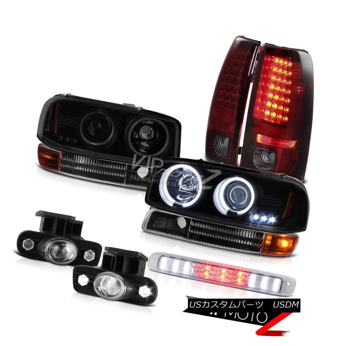 ヘッドライト CCFL Fluorescence Headlights LED Taillights Projector Fog Roof Stop 99-02 Sierra CCFL蛍光灯ヘッドライトLEDテールライトプロジェクター霧屋根ストップ99-02 Sierra