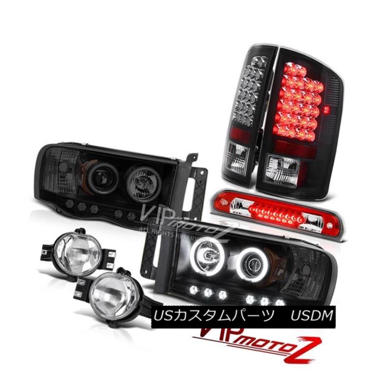 ヘッドライト 02-05 Dodge Ram World Brightest CCFL Headlights LED Black Taillamps Bumper Fog 02-05ダッジ・ラム・ワールド最も明るいCCFLヘッドライトLEDブラック・テールランプバンパーフォグ