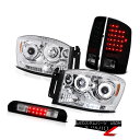 ヘッドライト CCFL Angel Eye Projector Headlights Tail Lights LED Third Cargo 2007-2008...