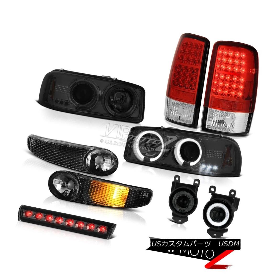 ヘッドライト Angel Headlights Bumper Taillights Foglights Roof Brake 01-06 GMC Yukon Denali エン..
