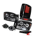 ヘッドライト 2007 2008 Dodge Ram 3500 Projector Smoke LED Brake Lamps Foglights Third ...
