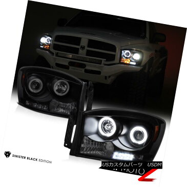 ヘッドライト Smoke CCFL Angel Eye Headlights LED Fog Top Mount Brake Lamp 2006 Dodge Ram 5.7L 煙CCFLエンジェルアイヘッドライトLEDフォグトップマウントブレーキランプ2006ダッジラム5.7L