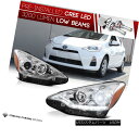 ヘッドライト [BUILT-IN LED LOW BEAM] 2012-2014 Toyota Prius Crystal Headlight w/Daytime DRL [LEDインラインロービーム] 2012-2014トヨタプリウスのクリスタルヘッドライト（DRL付）