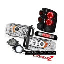 ヘッドライト Headlights CCFL Angel Eye Smoke LED Lamps Fog Third Cargo 02 03 04 05 Ram...