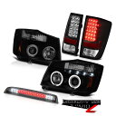 ヘッドライト 08 For 2004-2015 Titan LE Halo Headlight Smoke Brake Taillight 3rd Cargo ...