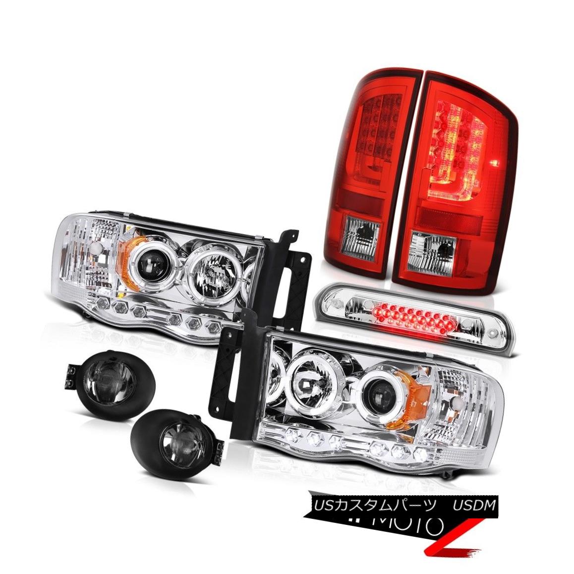 ヘッドライト 2002-2005 Dodge Ram 1500 ST Rear Brake Lamps Fog Headlamps 3RD Lamp CrySTal Lens 2002-2005 Dodge Ram 1500 STリアブレーキランプフォグヘッドランプ3RDランプCrySTalレンズ(2)