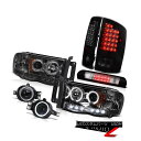 ヘッドライト Headlight Sinister Black LED Taillight Foglights Third Cargo 02 03 04 05 ...