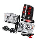 ヘッドライト Halo CCFL Headlamp Brake Light Driving Fog Third Cargo LED 2006 Dodge Ram...
