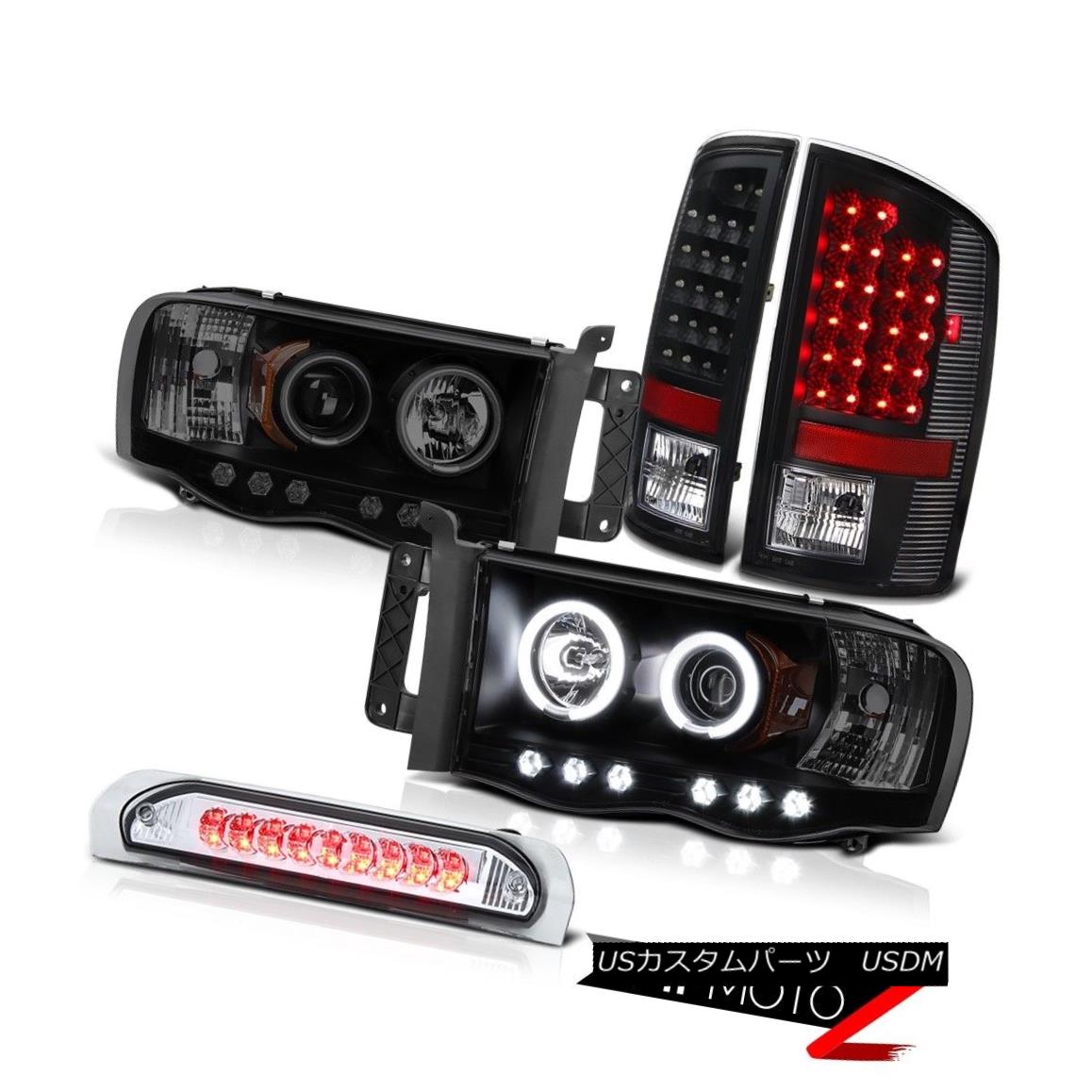 ヘッドライト 2002-2005 Ram 3500 ST Bright CCFL Halo Headlight Signal Brake Tail Light Chrome 2002-2005 Ram 3500 ST Bright CCFL Haloヘッドライト信号ブレーキテールライトクローム