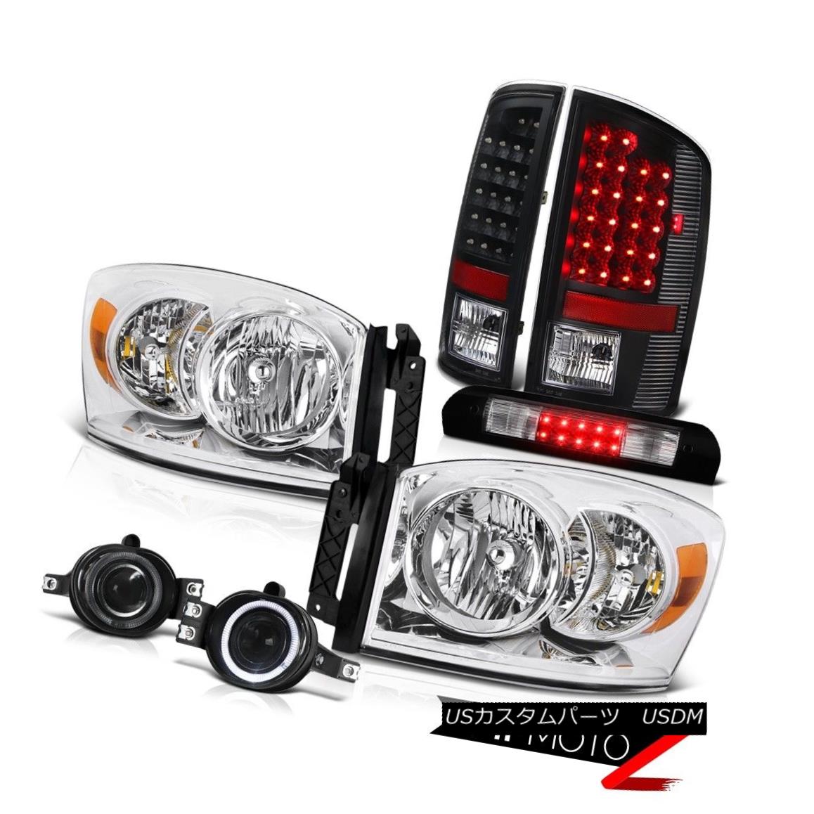 إåɥ饤 Crystal Headlights LH RH SMD Tail Lights Smoke Fog Cargo LED 2006 Dodge Ram SLT ꥹإåɥ饤LH RH SMDơ饤ȱ̸ʪLED 2006 Dodge Ram SLT