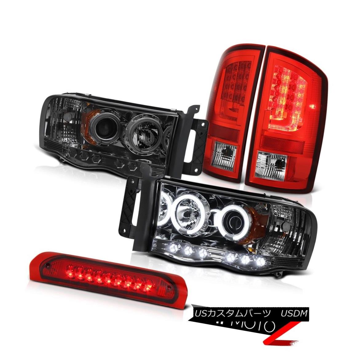 ヘッドライト 2003-2005 Dodge Ram 3500 5.9L Tail Lights Headlights Third Brake Light Tron Tube 2003-2005 Dodge Ram 3500 5.9Lテールライトヘッドライト第3ブレーキライトTron Tube