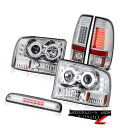 ヘッドライト C.C.F.L Rim Headlight High Stop LED Chrome Bright TailLight 1999-2004 F350 6.8L C.C.F.LリムヘッドライトハイストップLEDクロームブライトTailLight 1999-2004 F350 6.8L(2)