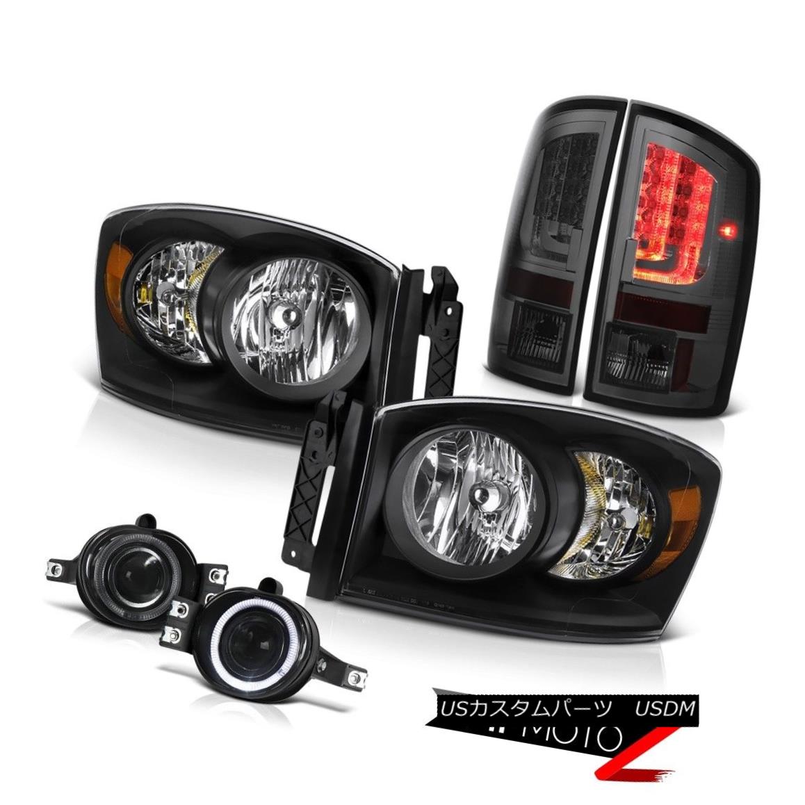 2007-2009 Dodge Ram 3500 ST Smokey Tail Lamps Headlamps Foglights "Lava Tube"カテゴリヘッドライト状態新品メーカーDodge車種Ram 2500発送詳細送料一律 1000円（※北海道、沖縄、離島は省く）商品詳細輸入商品の為、英語表記となります。 Condition: New Brand: Venom Inc. [Fog Light] Wiring: [Fog Light] Wiring Headlight Style: Factory [Fog Light] Switch: [Fog Light] Switch Manufacturer Part Number: OEM#B0907H_2007_2008_A8862 [Fog Light] Bulbs: [Fog Light] Bulbs Interchange Part Number: 55372814AB/815AB, 55277302AC/55277303AC/55077475AE [Headlight] Side: Driver&Passenger Side Provided Other Part Number: CH2519115/CH2518115,CH2801165/CH2800165/CH2592121 [Tail Light] Brake: Built-In LED Placement on Vehicle: Left, Right, Front, Rear [Tail Light] Dashboard Light: Error-Free Warranty: 60 Days [Tail Light] Parking: Built-In Neon Tube Fitment Type: Direct Replacement [Tail Light] Reverse: Re-use Original 3157 Bulbs Lens Color: Clear, Smoke [Tail Light] Side: Driver & Passenger Included Housing Color: Black, Chrome [Tail Light] Signal: Built-In LED [Headlight] Low Beam Bulb: Re-use Original H13 Bulbs Contact Us: TEL: 1-844-884-7847 | HOURS: 9am - 6pm PST [Headlight] DOT & SAE: Approved Returns: 60-Days LOVE IT or RETURN IT! [Headlight] High Beam Bulb: Re-use Original H13 Bulbs※以下の注意事項をご理解頂いた上で、ご入札下さい※■海外輸入品の為、NC,NRでお願い致します。■フィッテングや車検対応の有無については、画像と説明文よりお客様の方にてご判断をお願いしております。■USのカスタムパーツは国内の純正パーツを取り外した後、接続コネクタが必ずしも一致するとは限らず、加工が必要な場合がございます。■商品説明文中に英語にて”保障”に関する記載があっても適応はされませんので、ご理解ください。■初期不良（到着より7日以内）のみ保証対象とします。ただし、取り付け後は、保証対象外とします。■海外倉庫から到着した製品を、再度国内で検品を行い、日本郵便または佐川急便にて発送となります。■お届けまでには、2〜3週間程頂いております。ただし、天候次第で多少遅れが発生する場合もあります。■商品落札後のお客様のご都合によるキャンセルはお断りしておりますが、商品落札金額の30％の手数料をいただいた場合のみお受けいたします。■他にもUSパーツを多数出品させて頂いておりますので、ご覧頂けたらと思います。■USパーツの輸入代行も行っておりますので、ショップに掲載されていない商品でもお探しする事が可能です!!お気軽にお問い合わせ下さい。&nbsp;