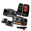 ヘッドライト 2000-2006 Suburban 8.1L LED Projector Headlamps Sinister Tail Lights Fog Lamps 2000-2006郊外8.1L LEDプロジェクターヘッドランプ不快テールライトフォグランプ(2)