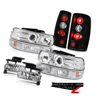 ヘッドライト 00-06 Tahoe Barn Door Crystal Clear Headlamps Tail Lamps Parking Lamp Fog Lights 00-06タホバンドアクリスタルクリアヘッドランプテールランプパーキングランプフォグライト