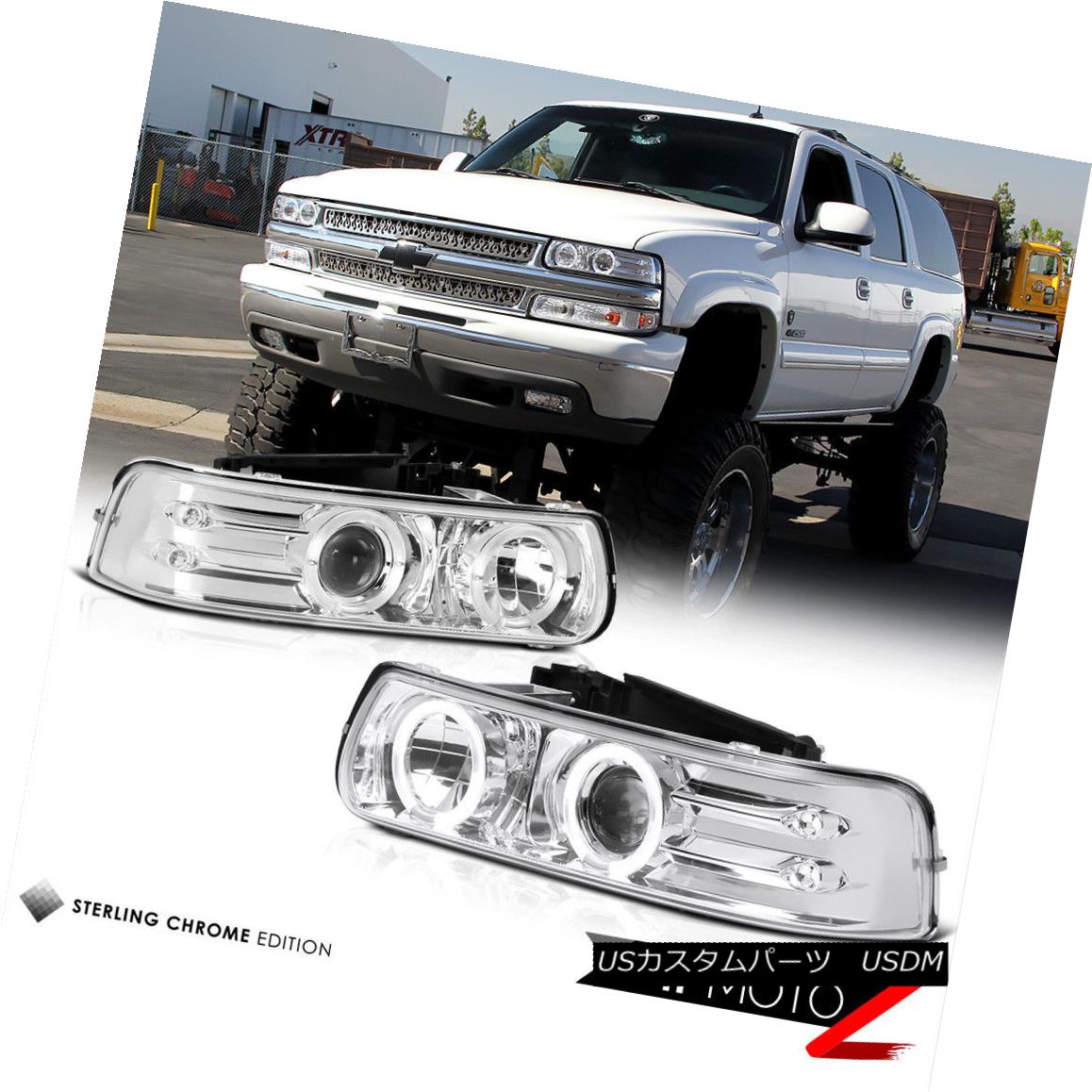 ヘッドライト 00-06 Tahoe Barn Door Crystal Clear Headlamps Tail Lamps Parking Lamp Fog Lights 00-06タホバンドアクリスタルクリアヘッドランプテールランプパーキングランプフォグライト