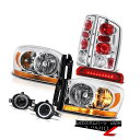 ヘッドライト 2006 Ram 5.7L Headlights Foglamps Rosso Red Roof Cargo Lamp Tail Brake Lamps 2006ラム5.7Lヘッドライトフォグランプロッソレッド屋根カーゴランプテールブレーキランプ