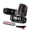 ヘッドライト 2004 2005 Ram Quad Cab Laramie CCFL Angel Eye Headlight Rear Brake Signal...