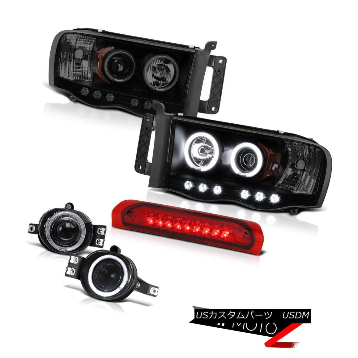 إåɥ饤 2002-2005 Ram Magnum 5.9L ST CCFL Angel Eye Projector Headlight LED SMD DRL Fogl 2002-2005ޥʥ5.9L ST CCFL󥸥륢ץإåɥ饤LED SMD DRLե