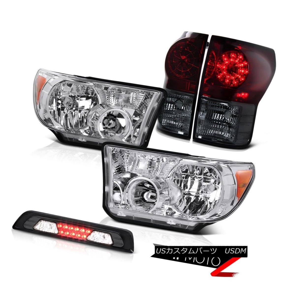 إåɥ饤 2007-2013 Toyota Tundra SR5 Headlights Smokey Third Brake Lamp Tail Lamps LED 2007-2013 Toyota Tundra SR5إåɥ饤Smokey Third֥졼ץơLED