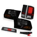 ヘッドライト 09-18 Ram 1500 2500 3500 Laramie Roof Cargo Light Black Taillamps Headlights SMD 09-18ラム1500 2500 3500ララミー屋根カーゴライトブラックタイヤランプヘッドライトSMD(2)