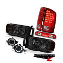 ヘッドライト 02-05 Ram V8 Diamond Cut Headlights LED Signal Taillamps Foglamps High 3r...