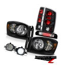 ヘッドライト Left Right Headlamps Rear Black Brake Lamps LED Foglamp 3rd Cargo 2006 Ra...