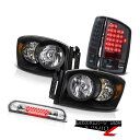 ヘッドライト Black Diamond Headlights L.E.D Taillamps High 3rd Cargo LED 2007 2008 Dod...