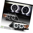 ヘッドライト Black 2004-2006 BMW E53 X5 LED CCFL Angel Eye DRL Projector Headlights Headlamps ブラック2004-2006 BMW E53 X5 LED CCFLエンジェルアイDRLプロジェクターヘッドライトヘッドランプ