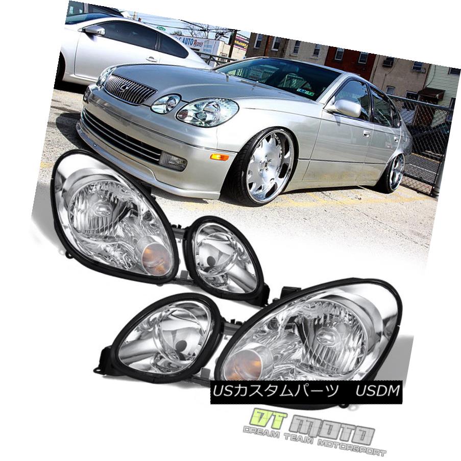 ヘッドライト 1998-2005 Lexus GS300 GS430 GS400 Replacement Headlights Headlamps Left+Right 1998-2005レクサスGS300 GS430 GS400交換用ヘッドライトヘッドランプ左+右