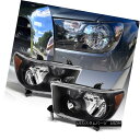 ヘッドライト Black 2007-2013 Toyota Tundra 2008-2017 Sequoia Headlights Headlamps Left Right ブラック2007-2013トヨタトンドラ2008-2017セコイアヘッドライトヘッドランプ左 右