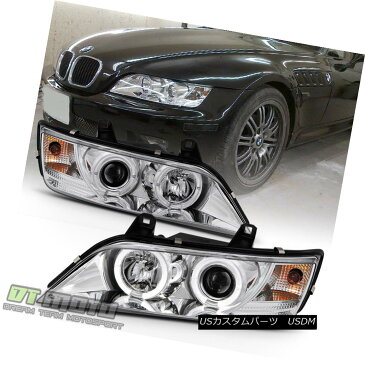 ヘッドライト 1996-2002 BMW Z3 LED Dual Halo Projector Headlights Lamps Lights Left+Right Pair 1996-2002 BMW Z3 LEDデュアル・ハロー・プロジェクター・ヘッドライトランプ左右ライト・ペア