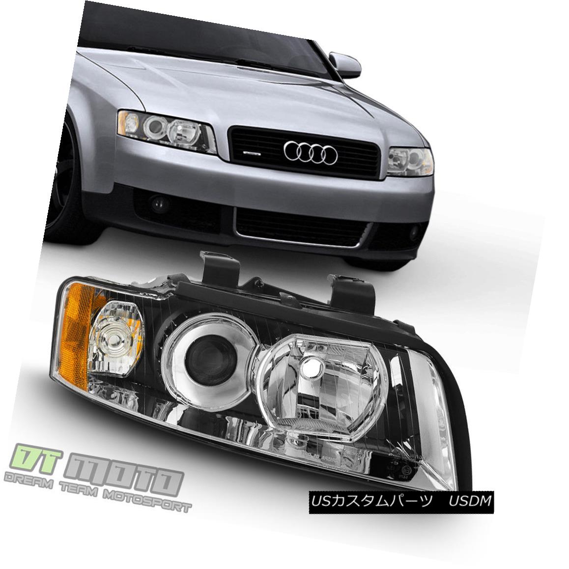 ヘッドライト 2002-2005 Audi A4 S4 Headlight Halogen Headlamp Replacement Right Passenger Side 2002-2005 Audi A4 S4ヘッドライトハロゲンヘッドランプ交換右乗客側