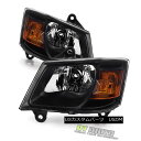 ヘッドライト Blk 2008 2009 2010 Dodge Grand Caravan Headlights Headlamps Left+Right 08...