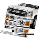 ヘッドライト 2014-2015 Chevy Silverado 1500 Pickup Projector Headlights Headlamps Left+Right 2014-2015 Chevy Silverado 1500ピックアッププロジェクターヘッドライトヘッドランプ左+右(2)