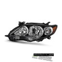 ヘッドライト Black 2011-2013 Toyota Corolla S/XRS Replacement Headlight Headlamp Drive...