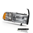 ヘッドライト 1994-2001 Dodge Ram 1500 2500 3500 Headlight Headlamp w/Corner RH Passeng...