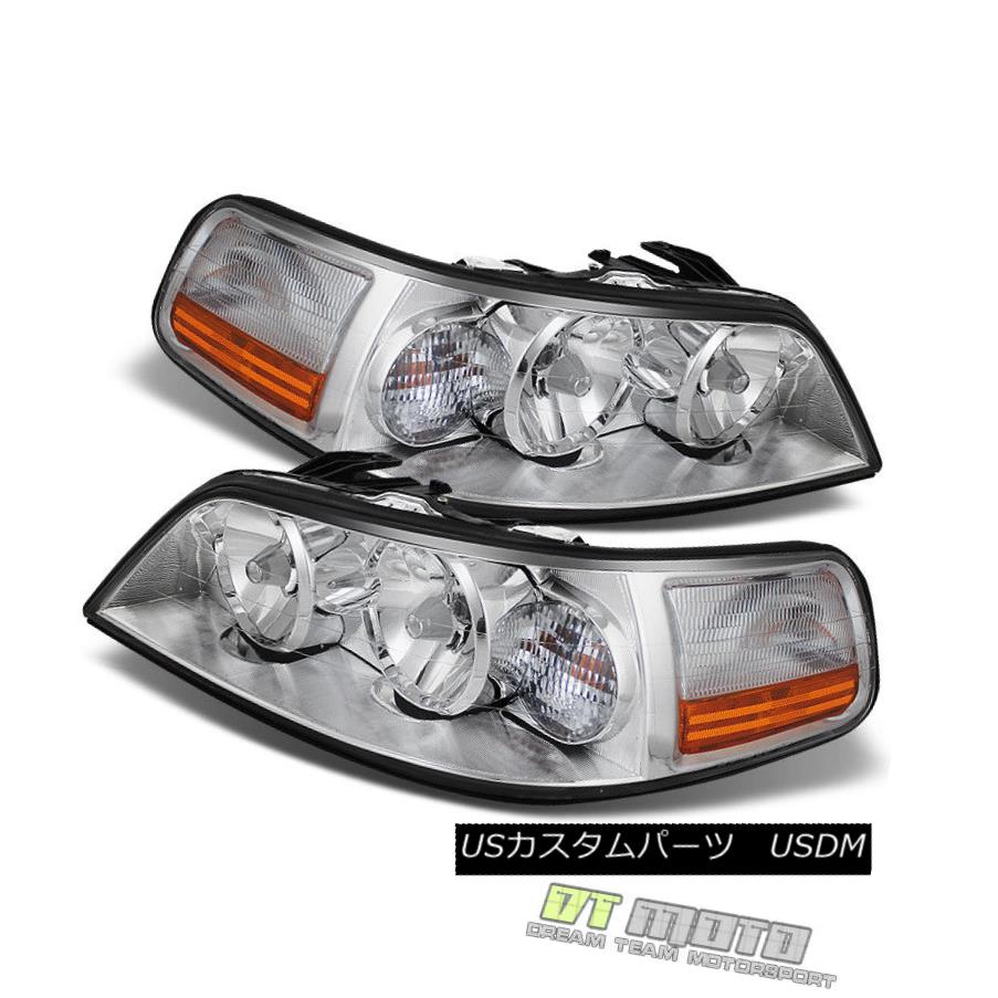 ヘッドライト 2005-2011 Lincoln Town Car Headlights Headlamps Replacement 05-11 Set Left Right 2005年 2011年リンカーンタウンカーヘッドライトヘッドランプ交換05-11左右セット