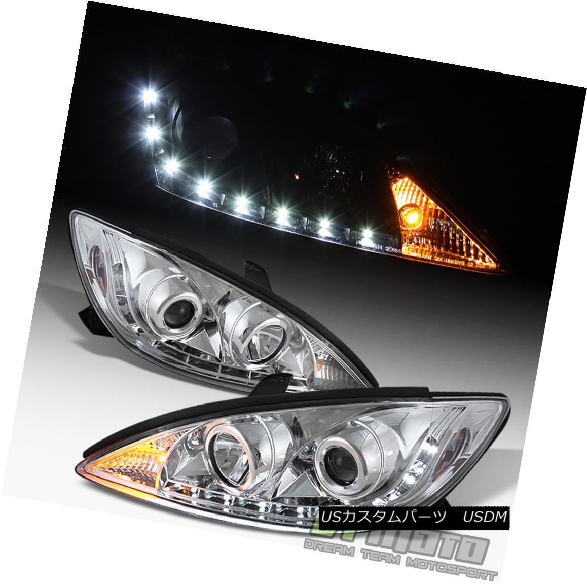 ヘッドライト 2002-2006 Toyota Camry Projector Headlights W/DRL LED Daytime Running Lights 2002-2006トヨタカムリプロジェクターヘッドライトW / DRL LEDデイタイムランニングライト