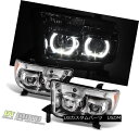 ヘッドライト 2007-2013 Toyota Tundra 08-17 Sequoia Halo LED Projector Headlights Left Right 2007-2013トヨタ トンドラ08-17セコイア ハローLEDプロジェクター ヘッドライト左 右