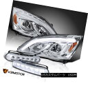 ヘッドライト For 2007-2011 Honda CR-V LED Projector Headlights 6-LED Fog Driving Bumper Lamps 2007年 2011年ホンダCR-V LEDプロジェクターヘッドライト 6-L EDフォグ駆動バンパーランプ