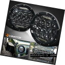 ヘッドライト 2X 7 Round 75W LED Headlights Hi/Low Sealed Beam DRL For Jeep Wrangler TJ JK 2X 7インチ丸型75W LEDヘッドライトハイ ロー シール ビームDRLジープ ラングラー用TJ JK