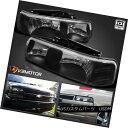 ヘッドライト 1999-2002 Chevy Silverado Headlights Euro Black Head Lamps 1999-2002シボレーシ...