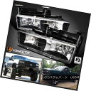 ヘッドライト 88-98 Chevy GMC C10 C/K Truck Headlights Lamps Pair Black (Bulbs Included...