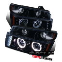 ヘッドライト 04-12 Colorado Canyon Glossy Black Halo Projector Headlights w/ Corner Signal 04-12コロラドキャニオン光沢ブラックハロープロジェクターヘッドライト/コーナー信号(2)