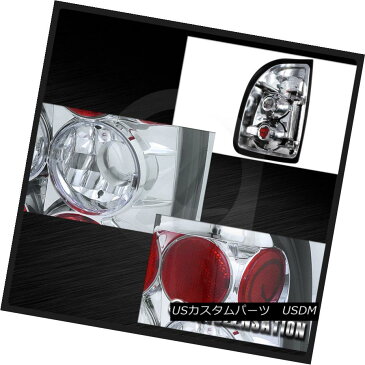 ヘッドライト 97-04 Dodge Dakota Euro Chrome Crystal Headlights+Clear Rear Tail Lamps 97-04ダッジダコタユーロクロームクリスタルヘッドライト+ Cle arリアテールランプ