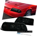 ヘッドライト Ford 87-93 Mustang Replacement Smoke Euro 1-Piece Style Headlights Head L...